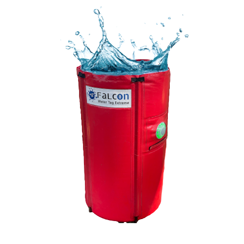 thumbnail image 2 of Tough-1 Collapsible Barrel Set - Red White Blue Nylon Barrels For Horse Barrel Racing Practice 2 of 13